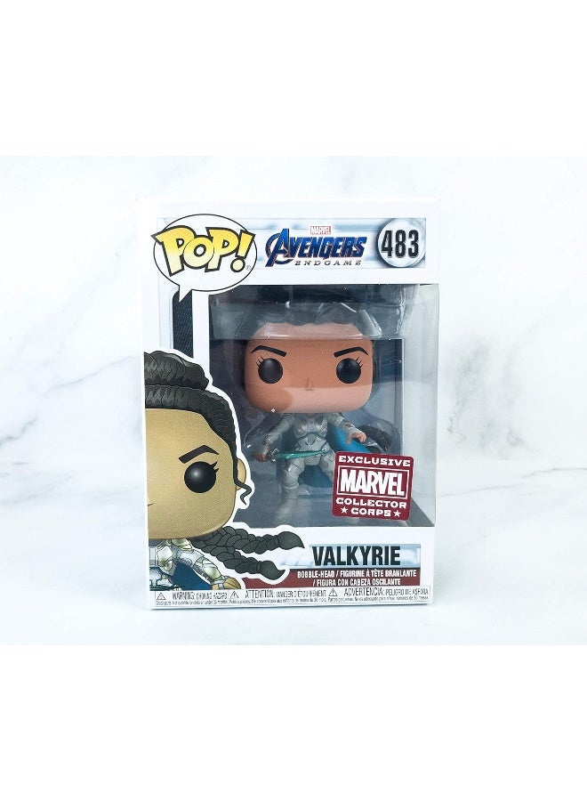 Funko Pop! Marvel Avengers Endgame #483 Valkyrie Exclusive Marvel Collector Corps Bobble-Head Figure