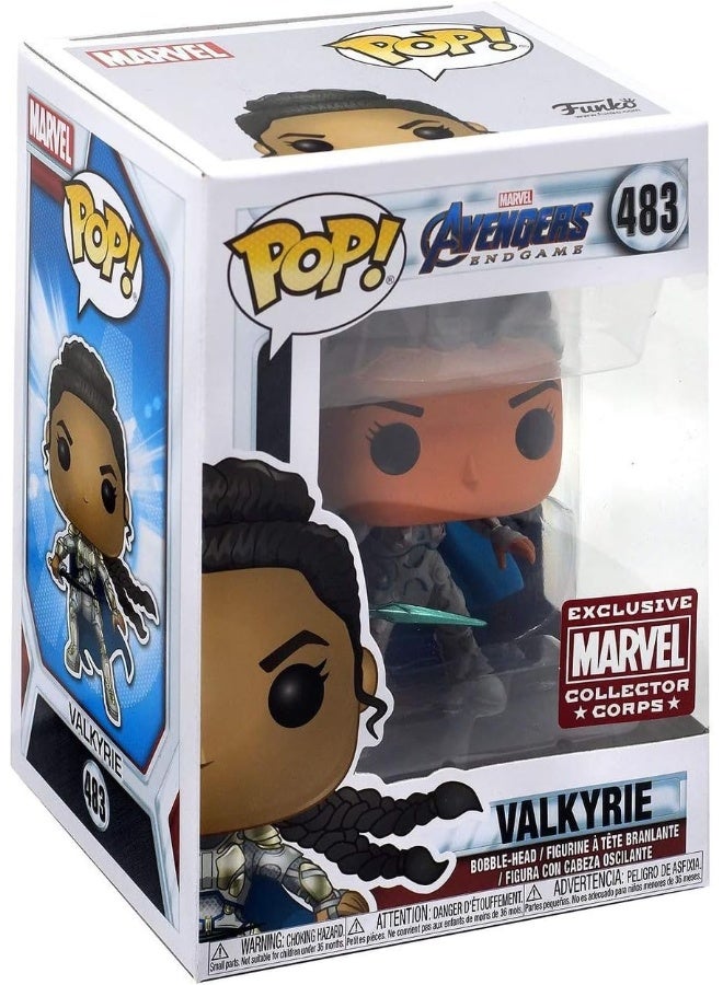 Funko Pop! Marvel Avengers Endgame #483 Valkyrie Exclusive Marvel Collector Corps Bobble-Head Figure