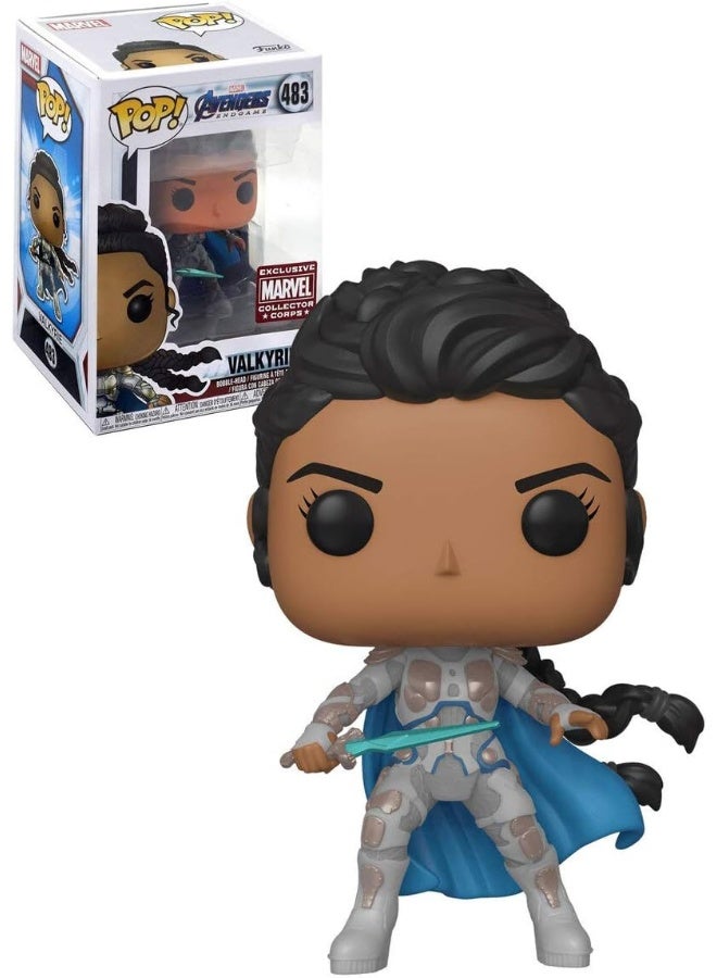 Funko Pop! Marvel Avengers Endgame #483 Valkyrie Exclusive Marvel Collector Corps Bobble-Head Figure