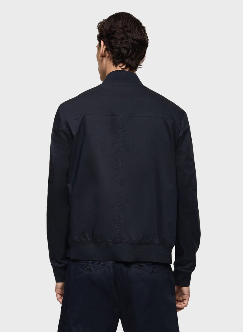 Essential Zip Bomber Jacket