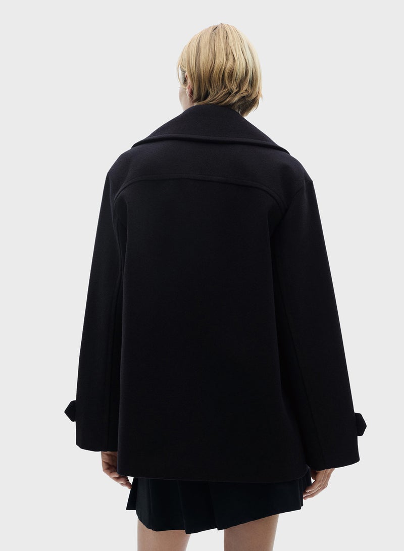 Double-Breasted Wool Coat