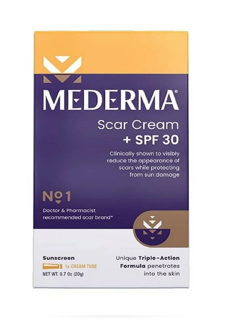 MEDERMA SCAR CREAM SPF30 20G