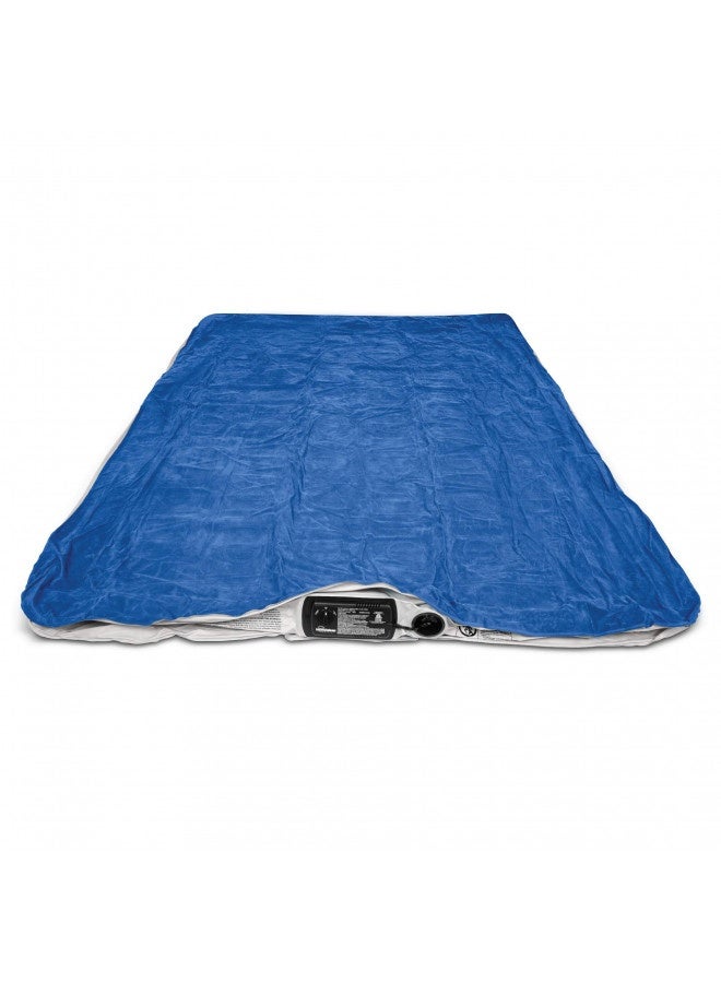 Soundasleep Dream Series Luxury Air Mattress With Comfortcoil Technology And Built-In High Capacity Pump For Home And Camping- Double Height, Adjustable, Inflatable Blow Up, Portable - Queen Size