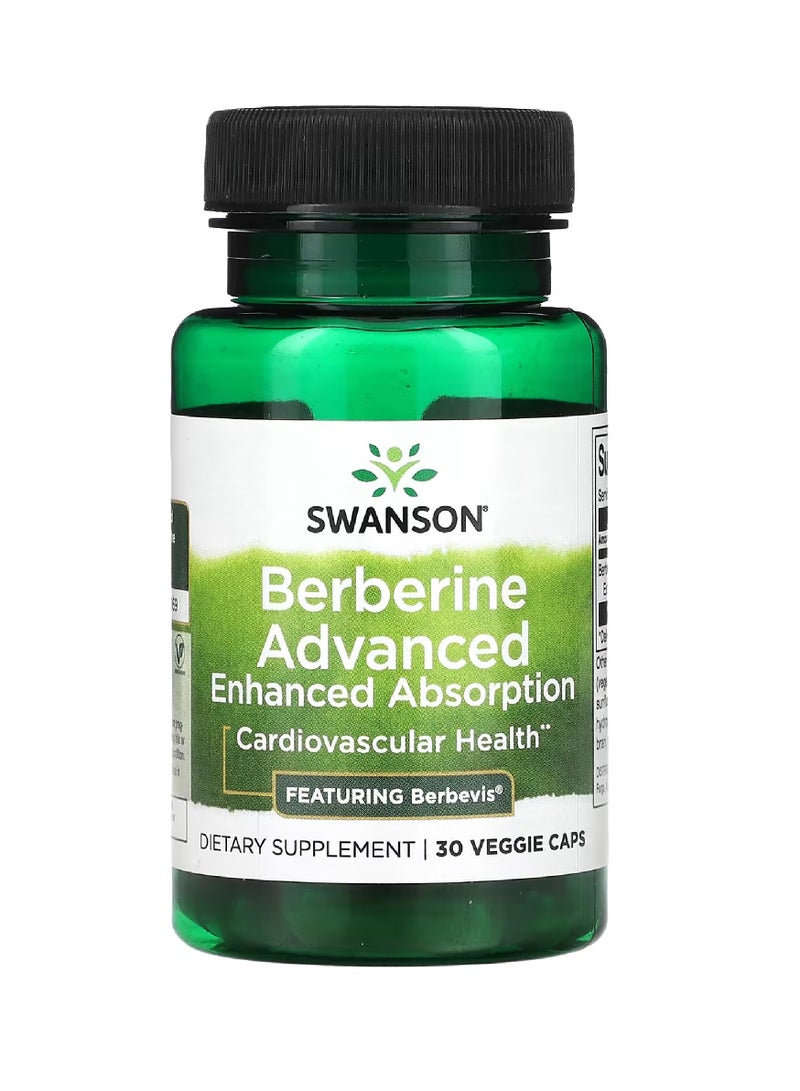 Berberine Advanced Enhanced Absorption, 30 Veggie Caps