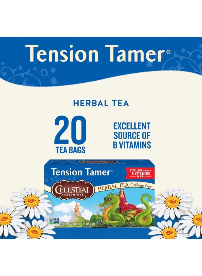 Celestial Seasonings Herbal Tea, Tension Tamer, 20 Count (Pack Of 6)