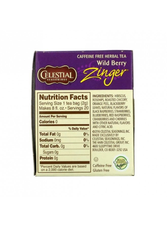 Celestial Seasonings Tea Wild Berry Zinger (Pack Of 3)