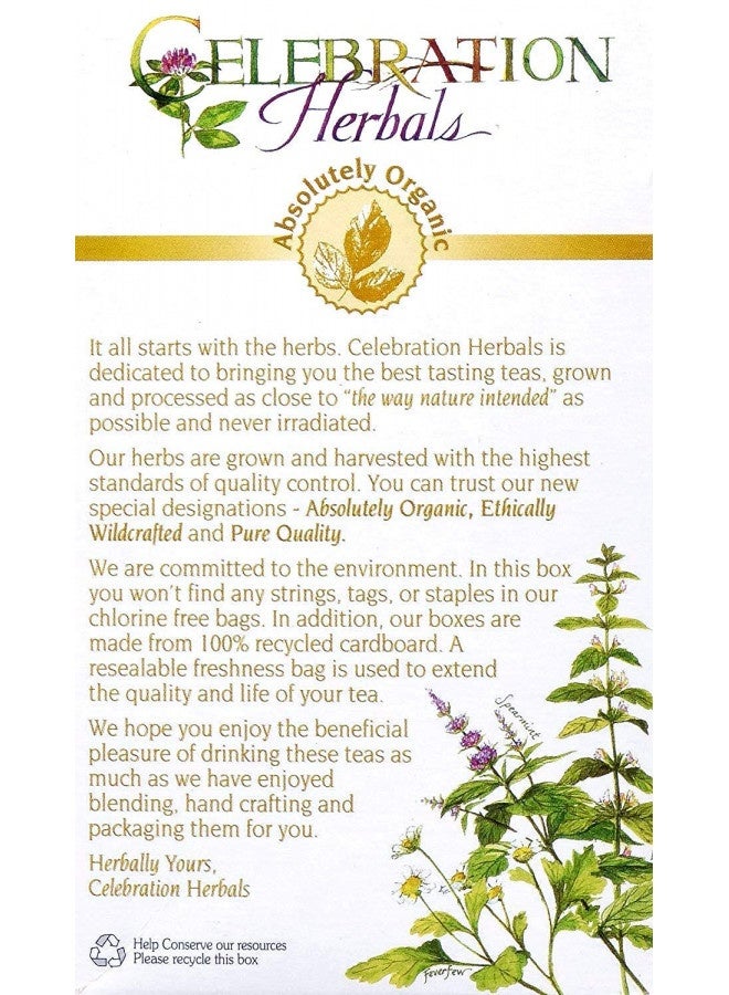 Celebration Herbals Organic Chaste Tree Berries Tea, 24 Bags