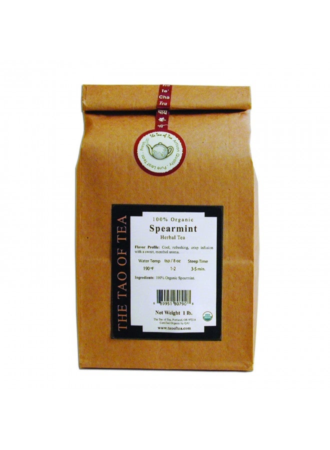 The Tao Of Tea Spearmint, 100% Organic Herbal Tea, 1-Pounds