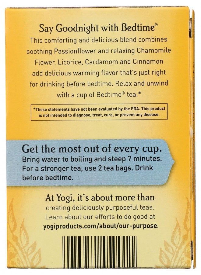 Yogi Tea, Organic Bedtime, 16 Ct