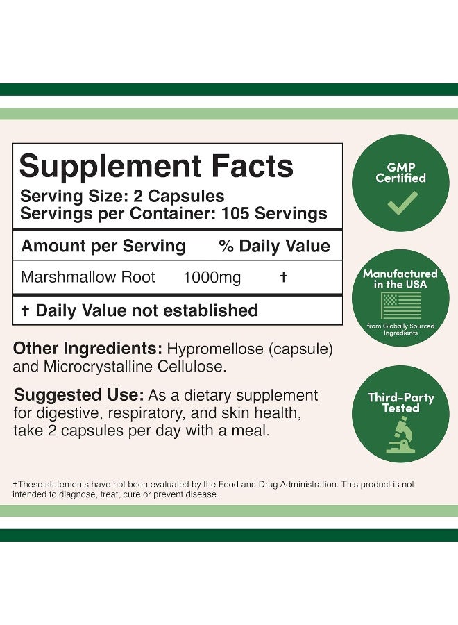 Marshmallow Root Capsules