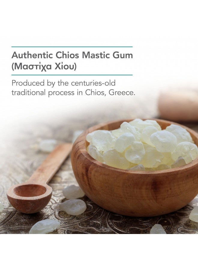 Nutricology Mastic Gum - Authentic Chios Mastiha - Gi Health, Metabolism - 120 Vegetarian Capsules