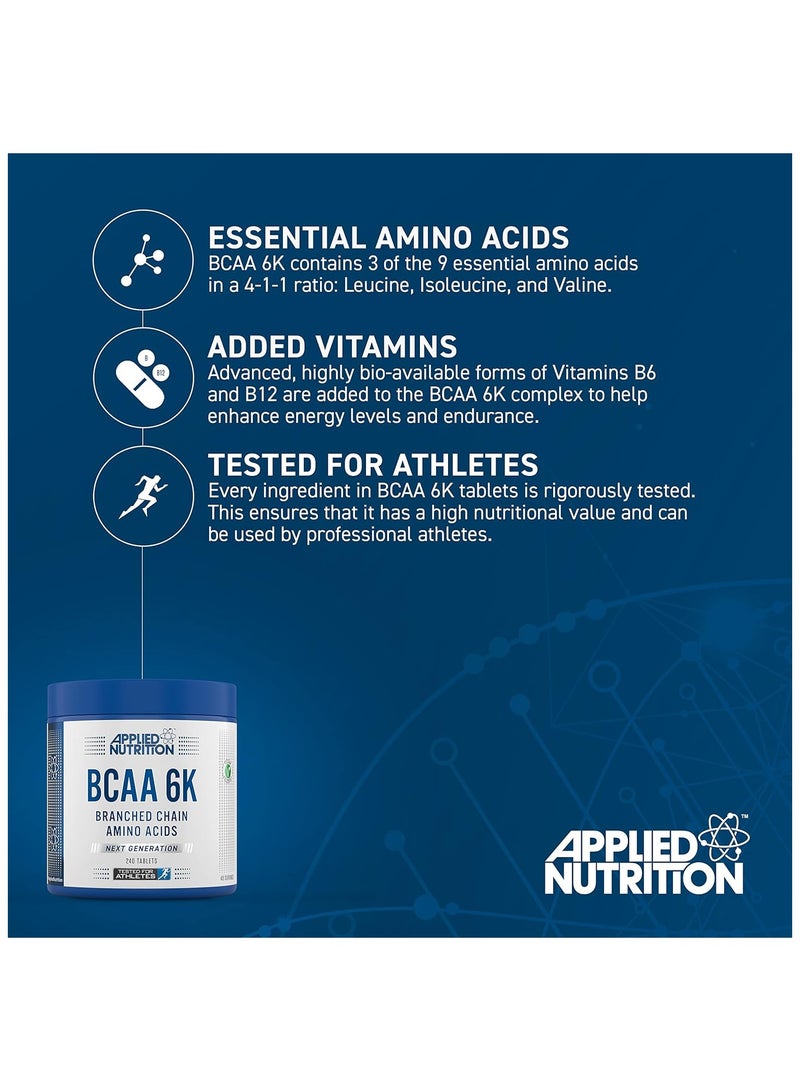 BCAA 6k 300 Tablets Enhance post-exercise Muscle Recovery