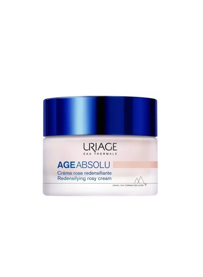 Age Absolu Redensifying Rosy Cream with Collagen Peptides Retinol Hyaluronic Acid and Vitamin C and E Anti-Aging Reduce Fine lines Wrinkle 50ml