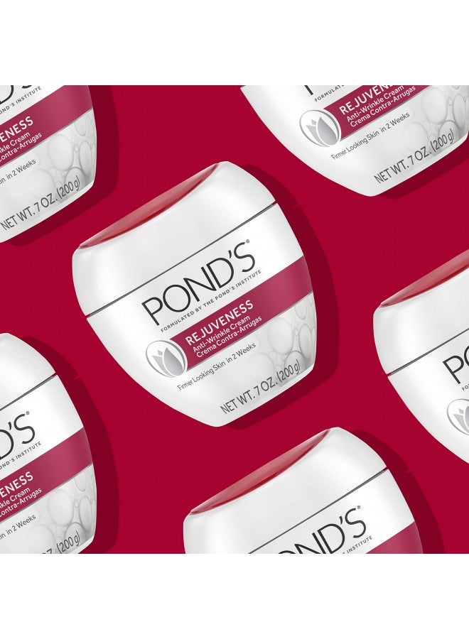 Pond'S Anti-Wrinkle Face Cream Anti-Aging Moisturizer With Alpha Hydroxy Acid And Collagen 14.1 Oz