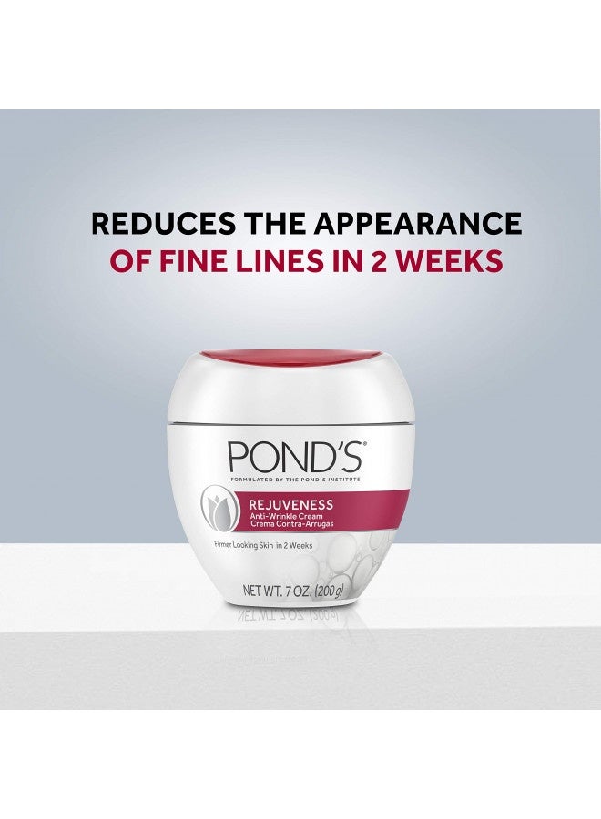 Pond'S Anti-Wrinkle Face Cream Anti-Aging Moisturizer With Alpha Hydroxy Acid And Collagen 14.1 Oz