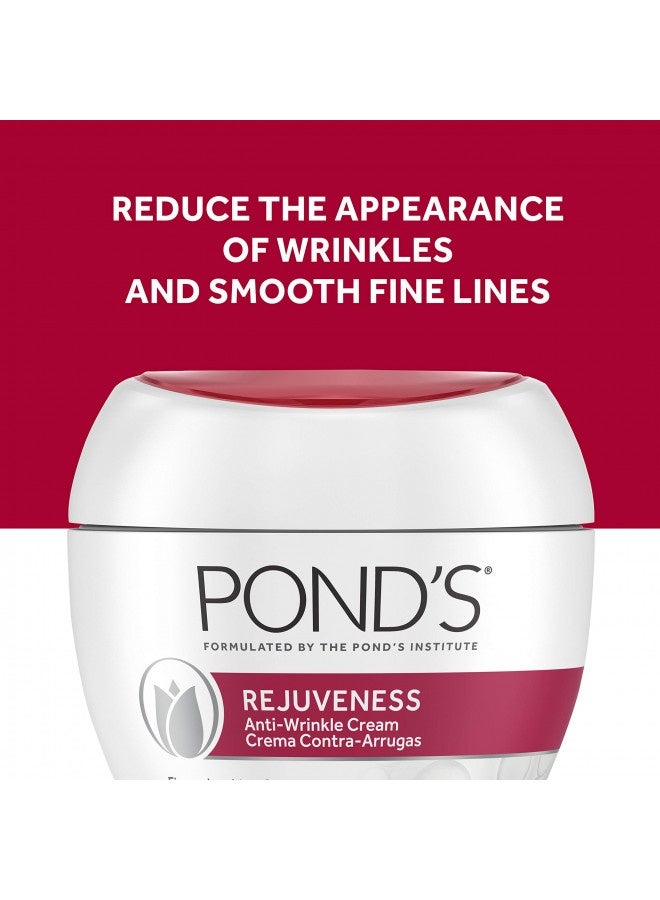 Pond'S Anti-Wrinkle Face Cream Anti-Aging Moisturizer With Alpha Hydroxy Acid And Collagen 14.1 Oz