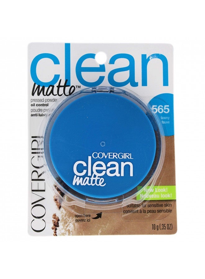 Covergirl Clean Matte Pressed Powder Tawny 10 G (Packaging May Vary)