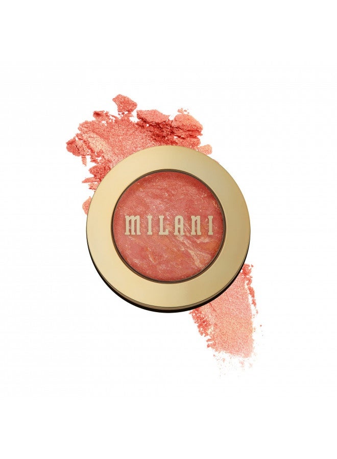 Milani Baked Blush - Corallina (0.12 Ounce) Cruelty-Free Powder Blush - Shape, Contour And Highlight Face For A Shimmery Or Matte Finish