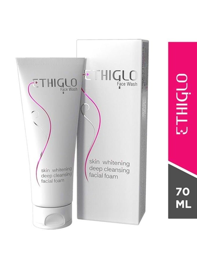 Ethiglo Face Wash 70ml and Z-Block 25% Zinc Oxide Sunscreen Gel, SPF 58, 50 ml