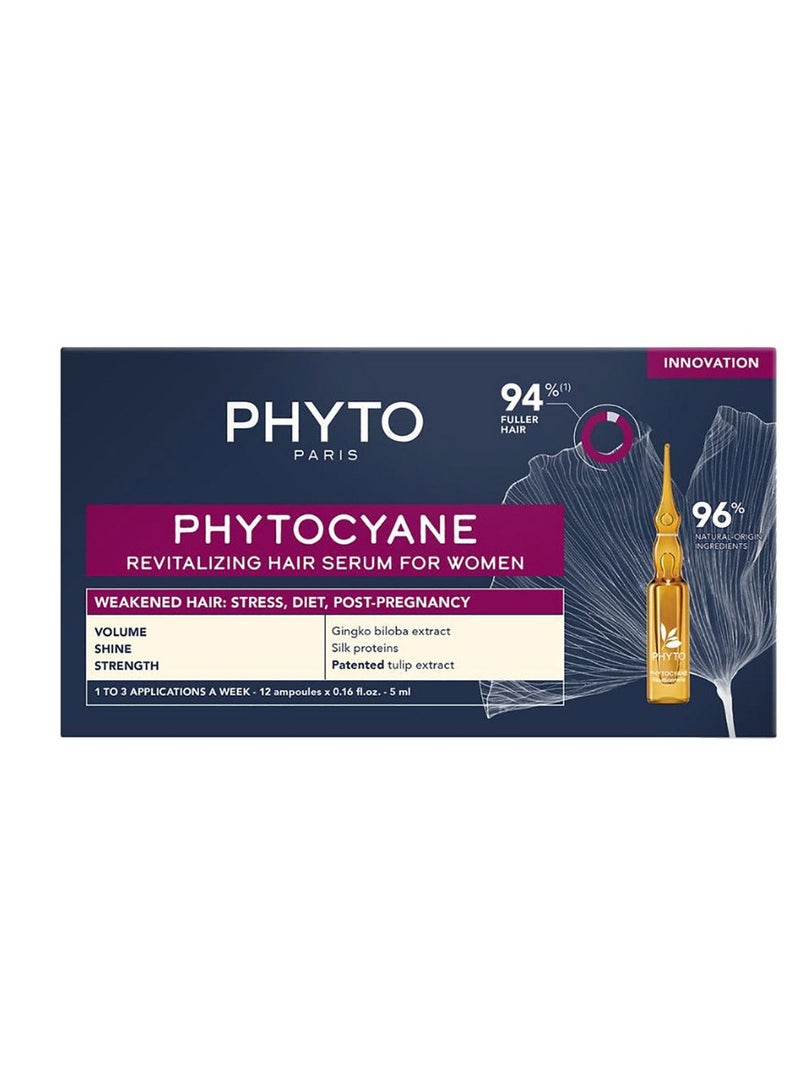 Phyto Phytocyane Serum Women Ampules 12S