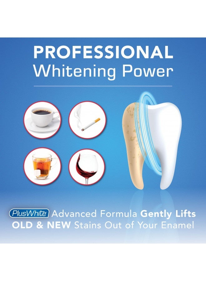 Plus White Speed Whitening Gel - 5 Minute Results - Professional At Home Teeth Whitening W/Dentist Approved Ingredient And Tooth Stain Remover (2 Oz)