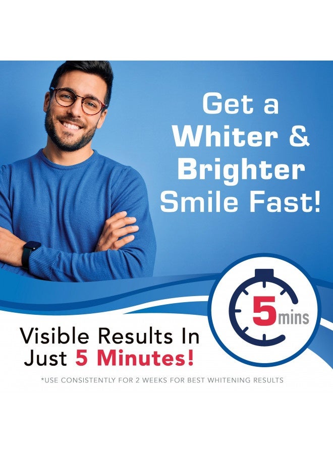 Plus White Speed Whitening Gel - 5 Minute Results - Professional At Home Teeth Whitening W/Dentist Approved Ingredient And Tooth Stain Remover (2 Oz)