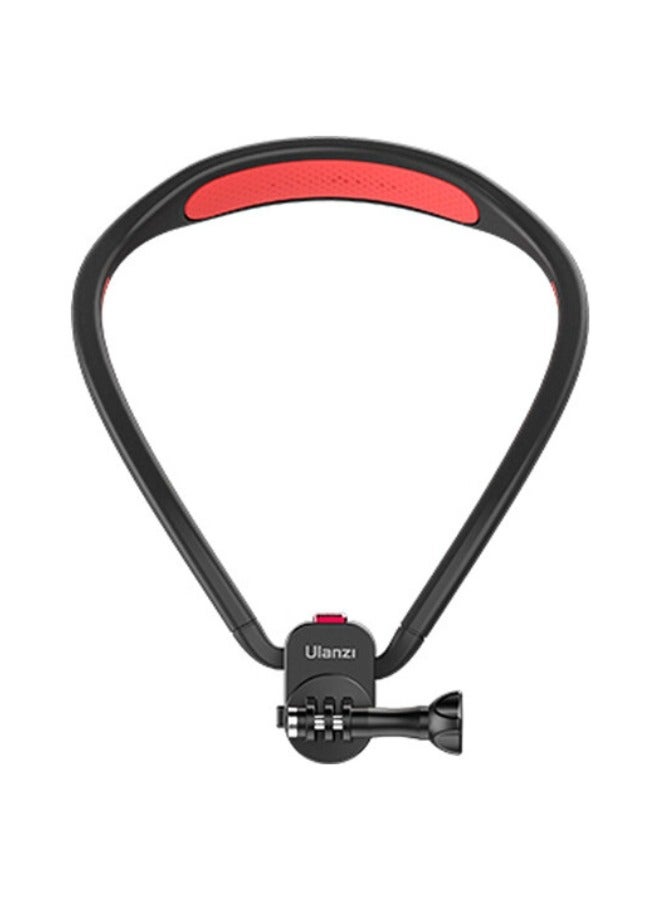 ULANZI Go Quick II Magnetic Neck Holder Mount – Hands-Free Chest-Level POV Camera Mount for GoPro, DJI, Insta360 & Action Cameras – Strong Magnetic Base & Comfortable Strap