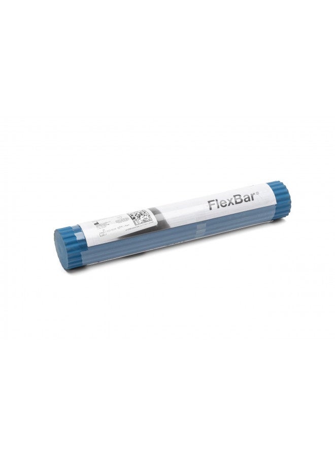 Theraband Flexbar, Tennis Elbow Therapy Bar, Relieve Tendonitis Pain And Improve Grip Strength, Resistance Bar For Golfers Elbow And Tendinitis, Blue, Heavy, Advanced