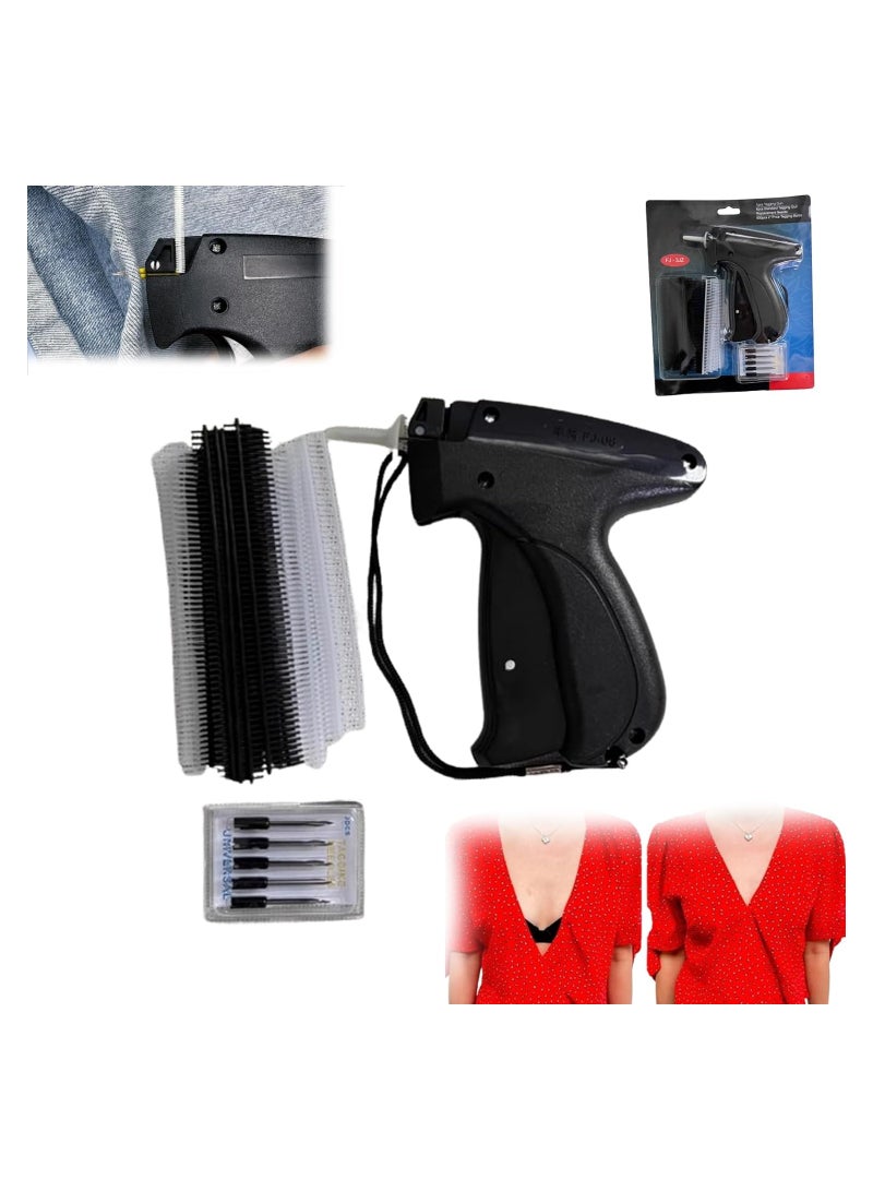 Tagging Gun for Clothing Price Tag Attacher Gun Quick Clothing Fixer Consulbefor Sewing Machine Mini Stitch Hemming Gun for Clothes Micro Tagging Stitch Tool for Clothing