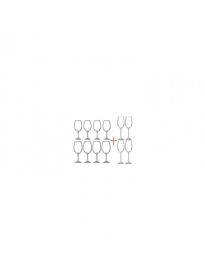 Riedel Ouverture Wine Glass, 12 Count (Pack Of 1), Red And White And Champagne