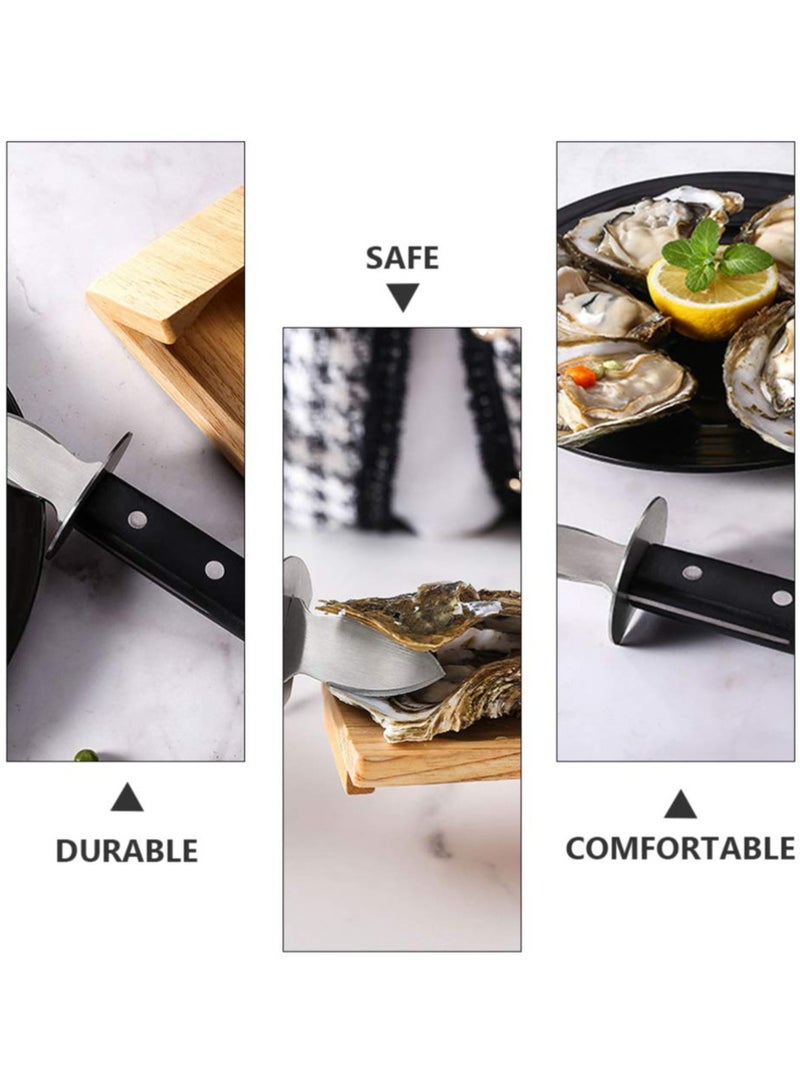 9 Piece Oyster Shucking Kit Sturdy Sharp Knives Seafood Opener Tools Perfect for Oysters