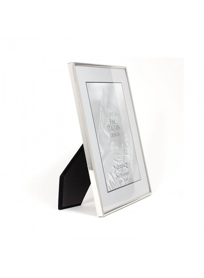 Lawrence Frames Simply Metal Picture Frame, Silver, 8X10