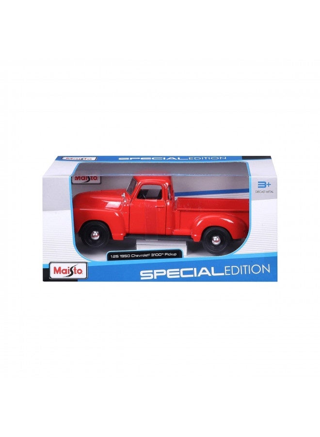 Maisto 1:25 Scale 1950 Chevrolet 3100 Pickup Diecast Truck Vehicle (Colors May Vary) , Red