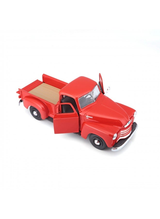 Maisto 1:25 Scale 1950 Chevrolet 3100 Pickup Diecast Truck Vehicle (Colors May Vary) , Red