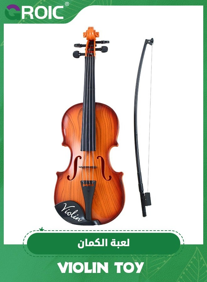 Violin Toy for Kids,4 Strings Violin Toys Musical Instruments for Children,Kids Violin Toy Kids Ukulele Toy Plastic Guitar Toy Musical Toy,Kid’s Violin for Beginners