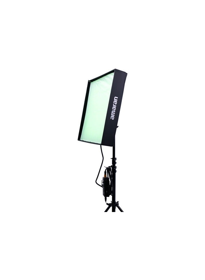 APUTURE AMARAN F22C RGBWW LED Mat (V-Mount, 2 x 2 Feet) – Full-Color Flexible LED Panel with 360° RGB Color Range, Adjustable White Balance (3200K–9500K), High CRI & TLCI, DMX Control, and App Compatibility