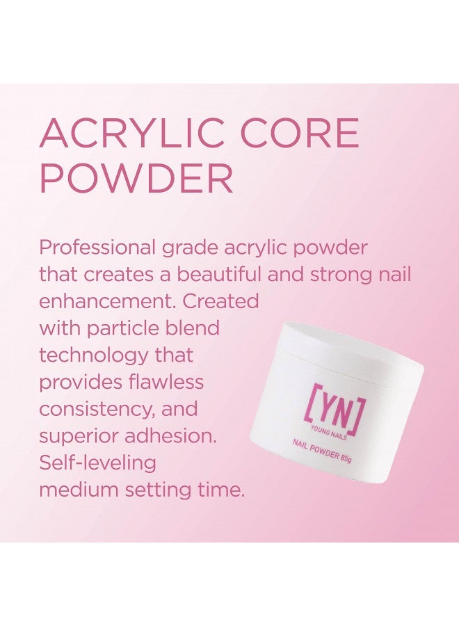 Young Nails Acrylic Core Powder, French Pink, 85 Gram