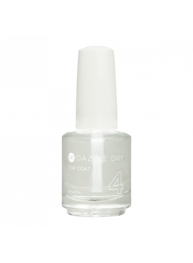 Dazzle Dry Step 4 - Top Coat, Fast Drying, 0.5 Oz (15 Ml)