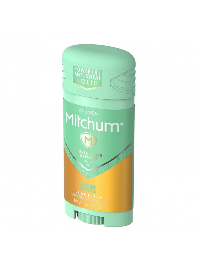 Mitchum For Women Advanced Control Anti-Perspirant Deodorant Invisible Solid Pure Fresh 2.70 oz