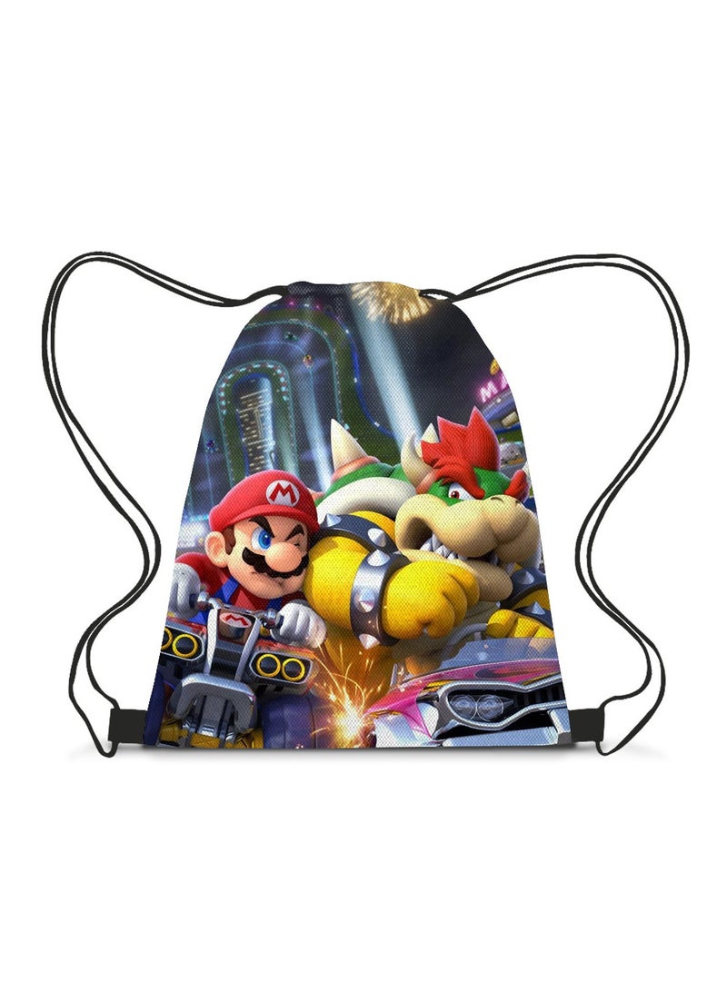 Mario Drawstring Bag Backpack 35*45cm