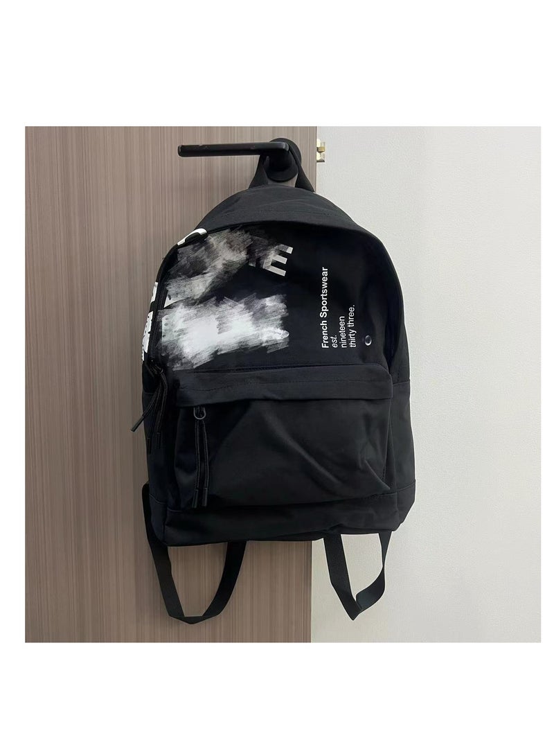 New style  Canvas Backpack Black