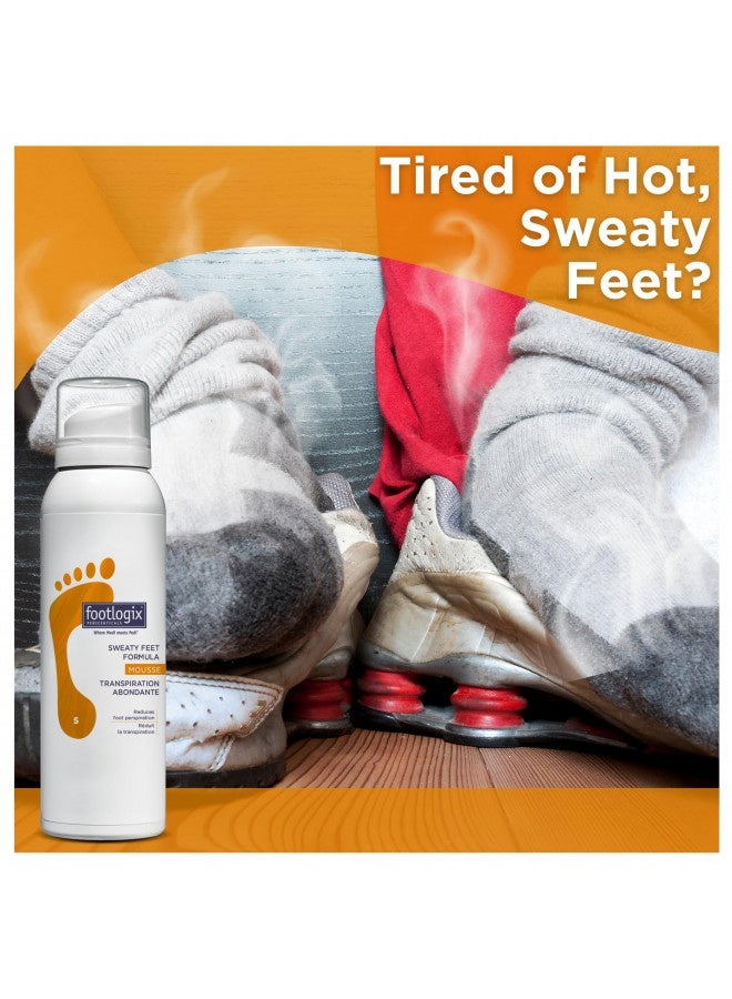 Footlogix Sweaty Feet Formula, 4.23 Oz
