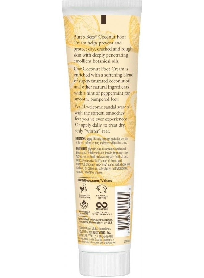 Burt'S Bees Coconut Oil Foot Cream, Package May Vary, 4.3 Oz