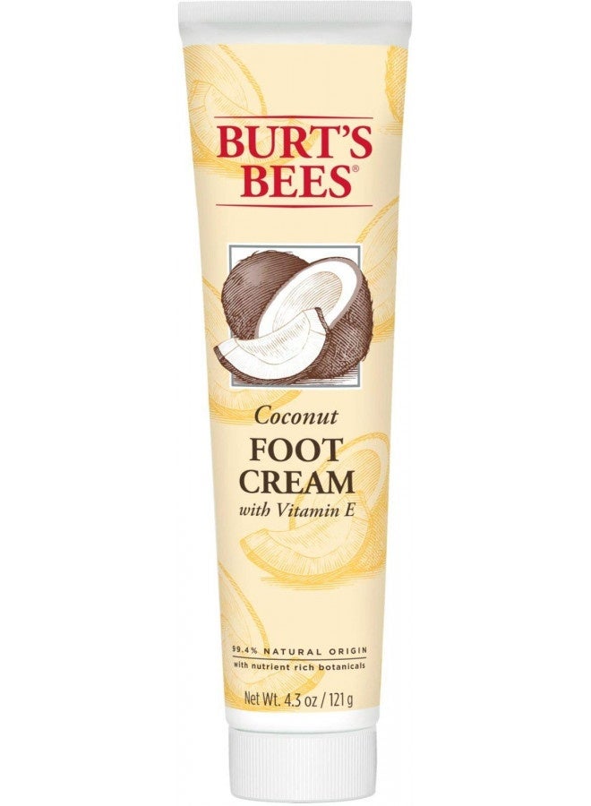 Burt'S Bees Coconut Oil Foot Cream, Package May Vary, 4.3 Oz