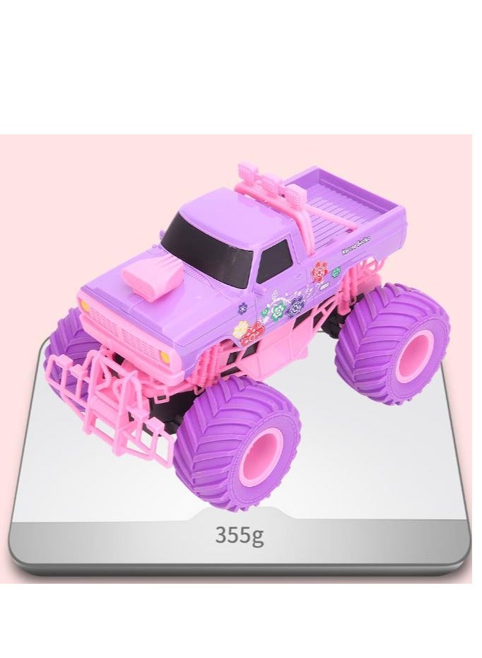 Climbing Remote Control Car 2.4G Large Wheel Off-Road Vehicle Four-Wheel Drive Stunt Spinning Children's Toy Girl Holiday Gift