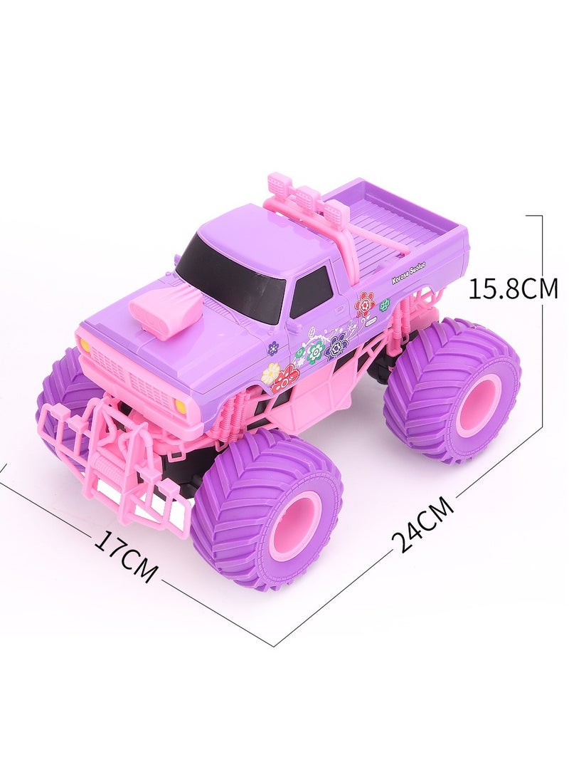 Climbing Remote Control Car 2.4G Large Wheel Off-Road Vehicle Four-Wheel Drive Stunt Spinning Children's Toy Girl Holiday Gift