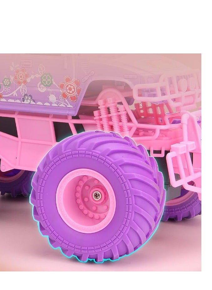 Climbing Remote Control Car 2.4G Large Wheel Off-Road Vehicle Four-Wheel Drive Stunt Spinning Children's Toy Girl Holiday Gift