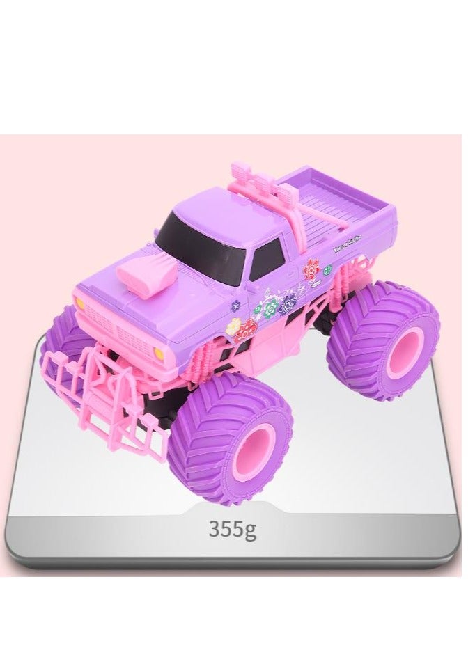 Climbing Remote Control Car 2.4G Large Wheel Off-Road Vehicle Four-Wheel Drive Stunt Spinning Children's Toy Girl Holiday Gift