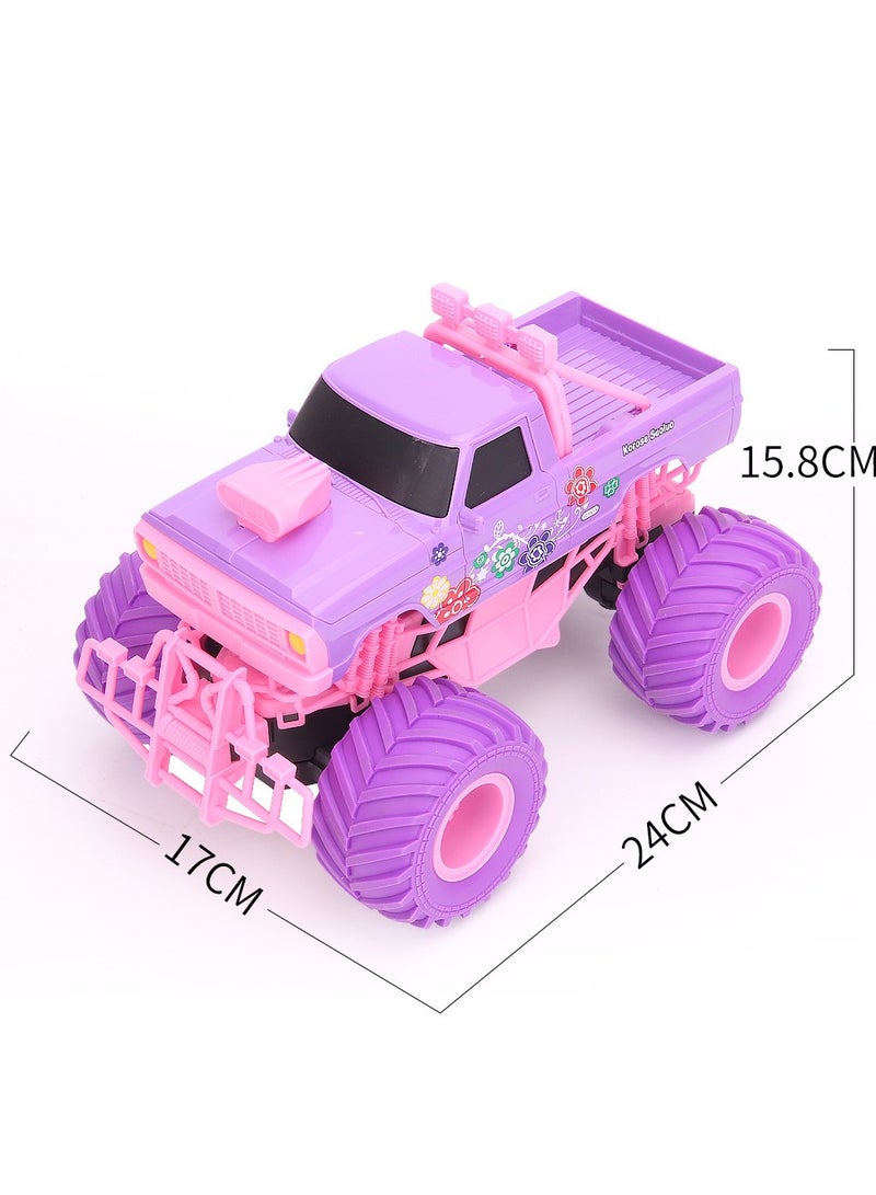 Climbing Remote Control Car 2.4G Large Wheel Off-Road Vehicle Four-Wheel Drive Stunt Spinning Children's Toy Girl Holiday Gift