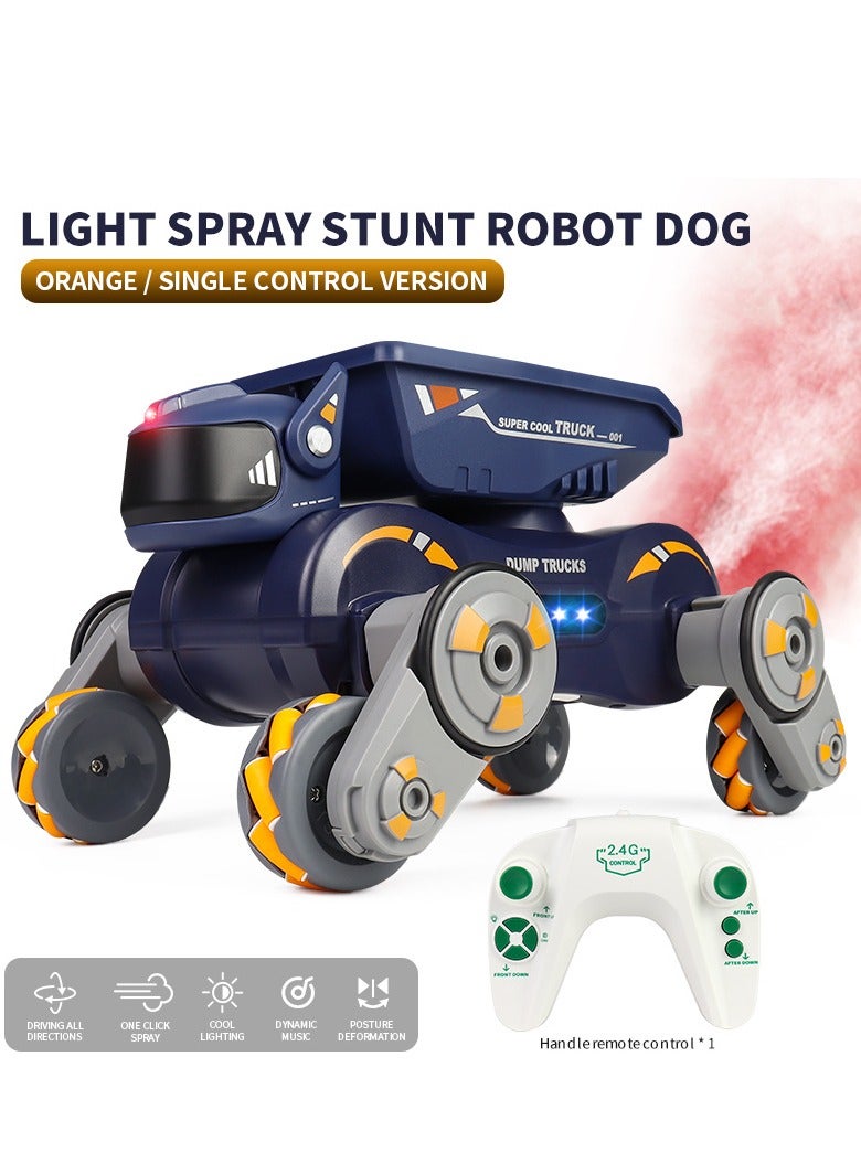 New Spray Light Music Deformation Stunt Car 2.4G Remote Control Boy Electronic Pet Toy Gift